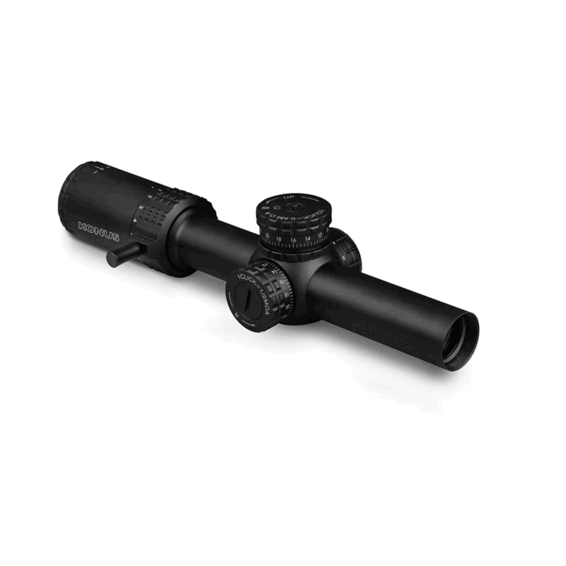 OTTICA - KONUS - SULTAN 1-10X24 Ballistic Circle Reticle | Red Illuminated