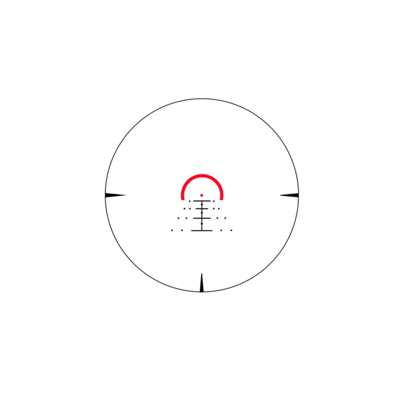 OTTICA - KONUS - SULTAN 1-10X24 Ballistic Circle Reticle | Red Illuminated - immagine 2