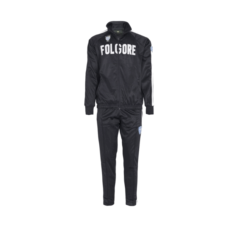 TUTA GINNICA BAMBINO FOLGORE PRODOTTO UFFICIALE (Nero)