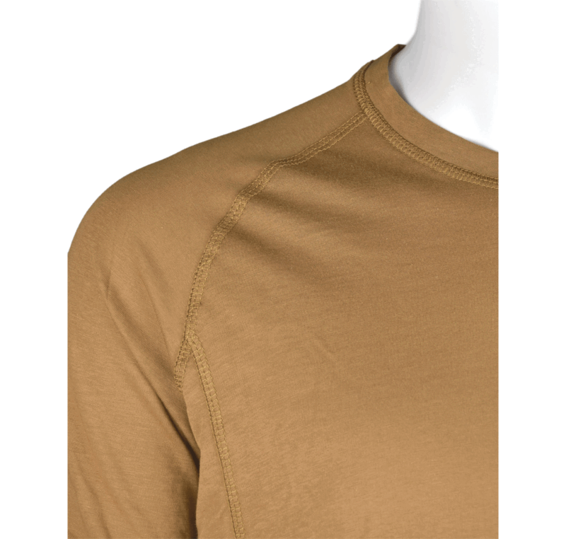 OPENLAND TACTICAL - T-SHIRT 100% COTONE MANICA CORTA Coyote Tan - immagine 3