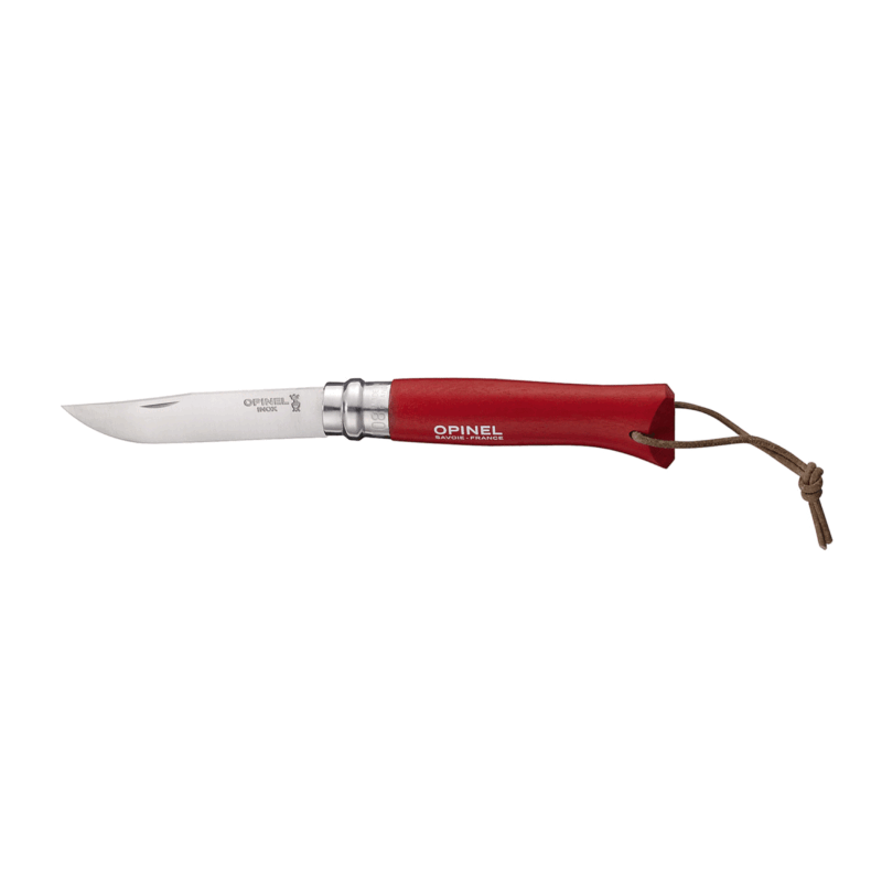 COLTELLO - OPINEL - N°08 INOX BAROUDEUR "ROUGE"