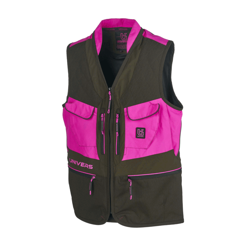 GILET - DONNA - UNIVERS - CACCIA ALPI 4-WAY STRETCH Verde/Fucsia - immagine 3