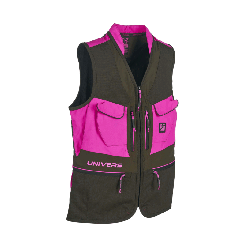 GILET - DONNA - UNIVERS - CACCIA ALPI 4-WAY STRETCH Verde/Fucsia - immagine 4
