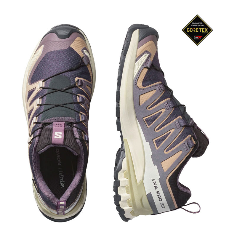 SALOMON - DONNA - XA PRO 3D V9 GTX Nine Iron / Oxford Tan / Alfalfa - immagine 2