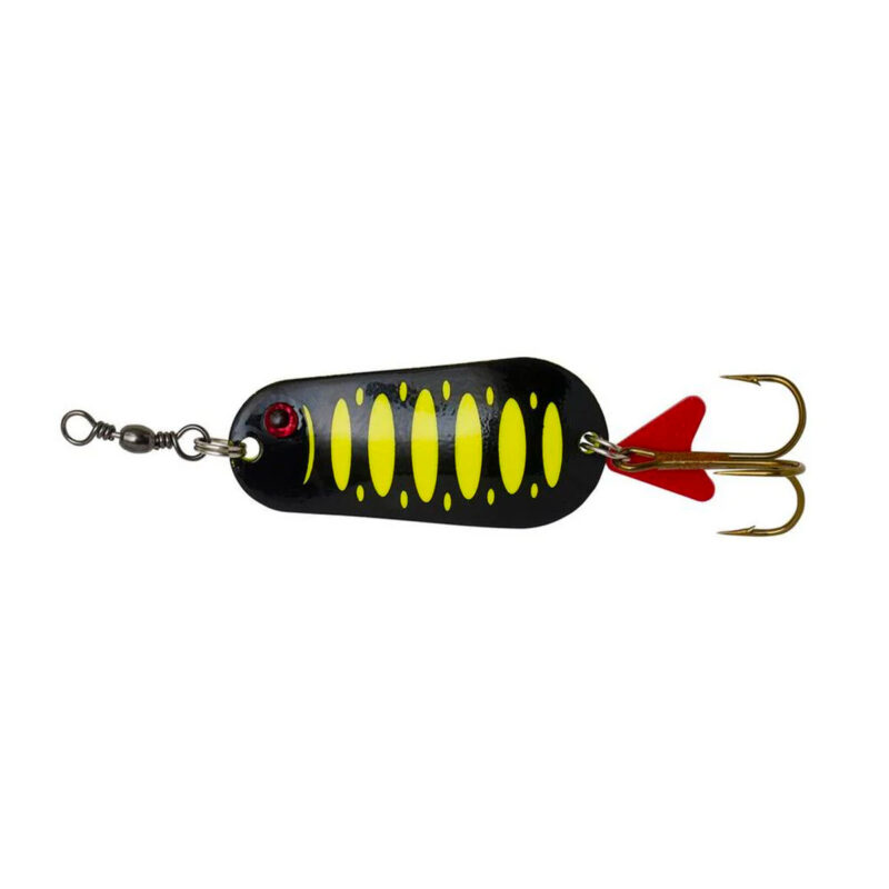 DAM EFFZETT - Das Original STANDARD SPOON 8.00CM | 45G | SINKING | Fluorescent Yellow/Black UV