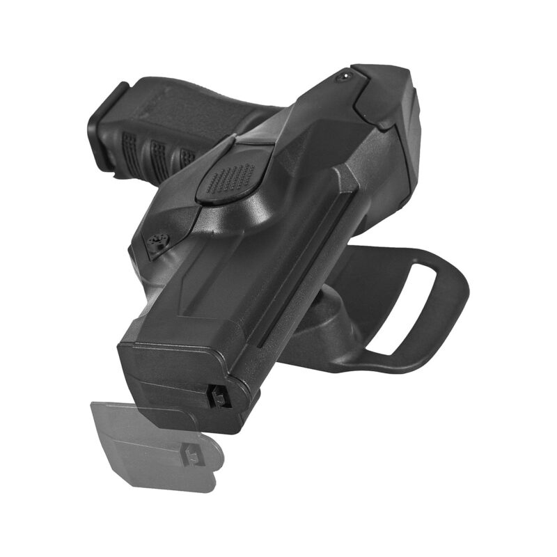 VEGA HOLSTER - FONDINA IN POLIMERO STAMPATO AD INIEZIONE | DOPPIO SISTEMA SICUREZZA CON SUPPORTO ROTATIVO PER BERETTA PX4 - immagine 3