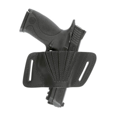 KING COBRA HOLSTERS - FONDINA DA CINTURA IN PELLE A STRISCIA CON VELCRO