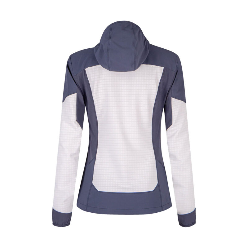 GIACCA - MONTURA -DONNA - SEED HOODED JACKET WOMAN ATHLETIC FIT Quiet Grey / Graphite Blue - immagine 2