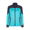 MAGLIA - MONTURA - DONNA - RISE MAGLIA WOMAN REGULAR FIT Turquoise / Graphite Blue
