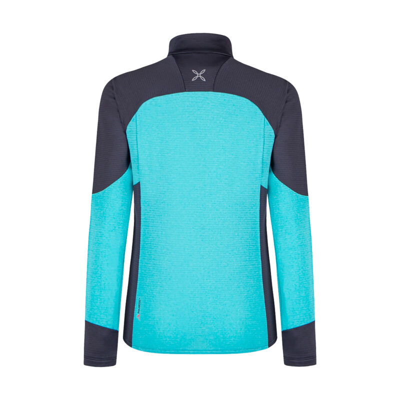 MAGLIA - MONTURA - DONNA - RISE MAGLIA WOMAN REGULAR FIT Turquoise / Graphite Blue - immagine 2