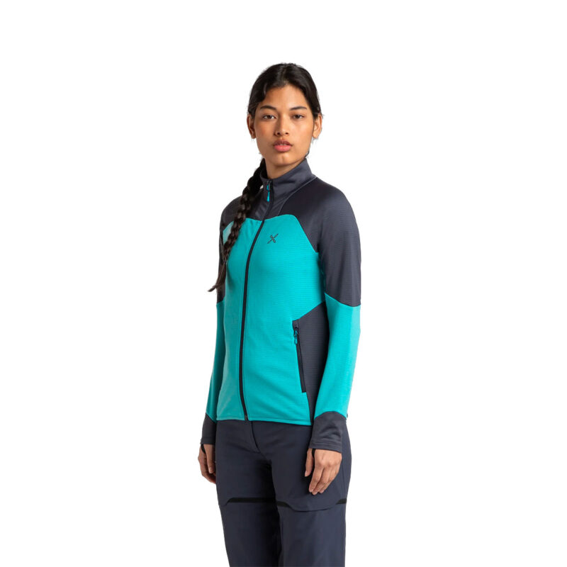 MAGLIA - MONTURA - DONNA - RISE MAGLIA WOMAN REGULAR FIT Turquoise / Graphite Blue - immagine 5