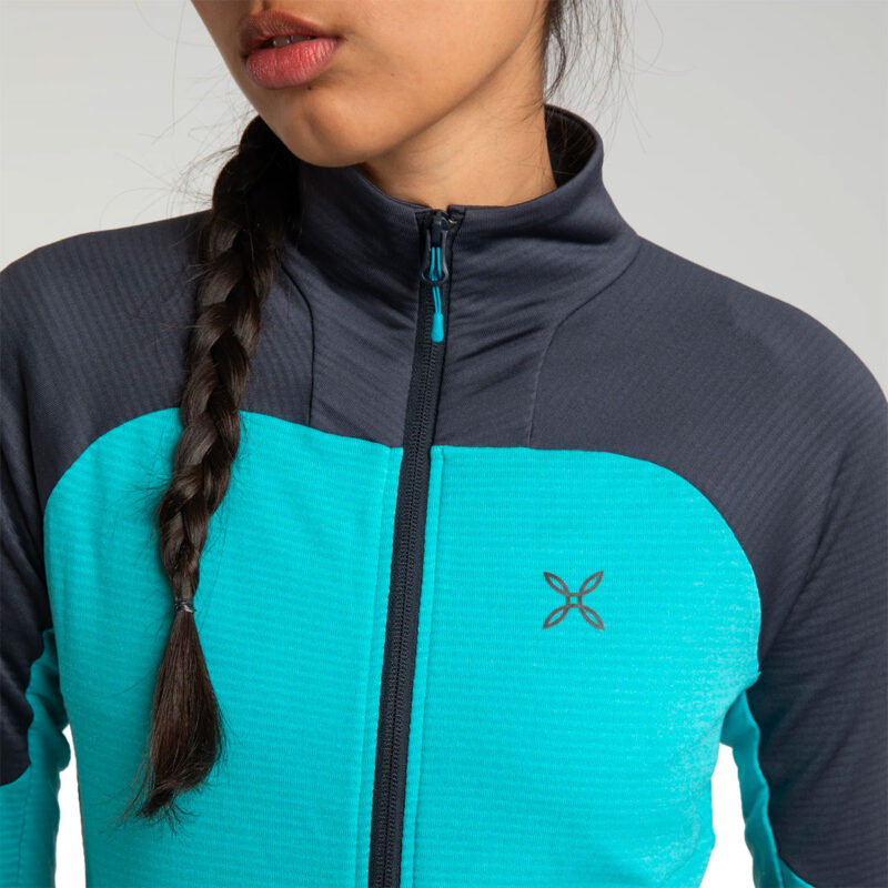 MAGLIA - MONTURA - DONNA - RISE MAGLIA WOMAN REGULAR FIT Turquoise / Graphite Blue - immagine 6