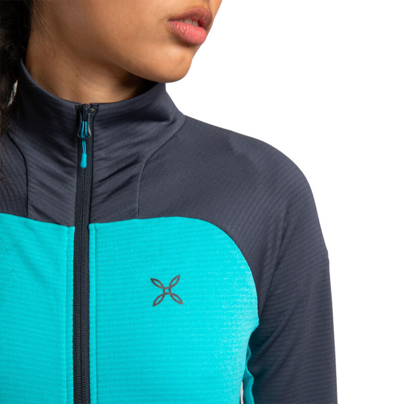 MAGLIA - MONTURA - DONNA - RISE MAGLIA WOMAN REGULAR FIT Turquoise / Graphite Blue - immagine 7