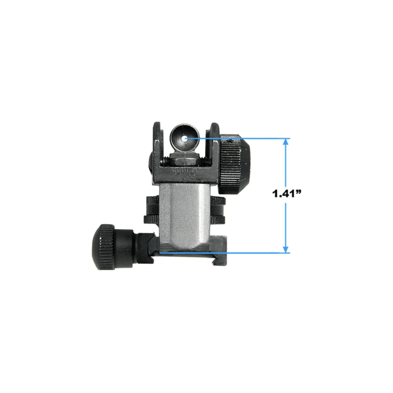 UTG - 95RS05 COMPLETE REAR SIGHT WITH 1/2 INCH SADDLE HEIGHT INTEGRAL RISER PLATFORM - immagine 3