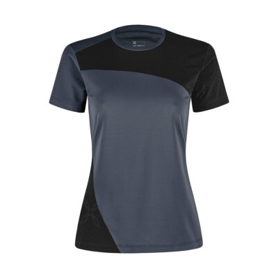 T-SHIRT - DONNA - MONTURA - MIX-UP T-SHIRT WOMAN ATHLETIC FIT Piombo / Black