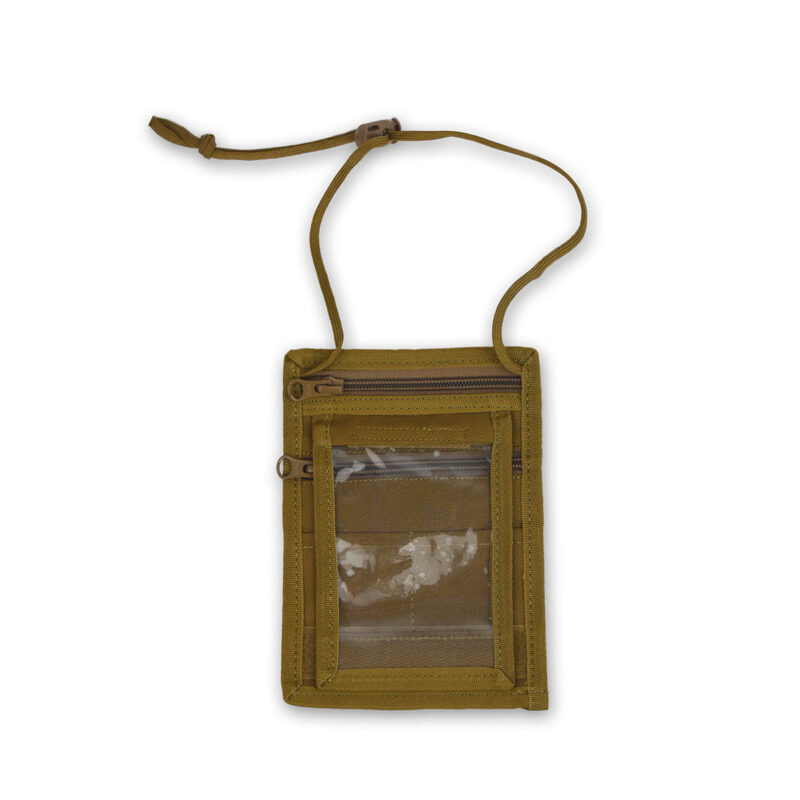 N.E.R.G. OPENLAND TACTICAL - PORTA DOCUMENTI DA COLLO Coyote Tan