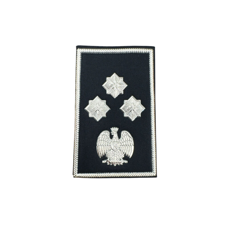 POLIZIA PENITENZIARIA - COPPIA TUBOLARI COMMISSARIO (PLASTIFICATO)