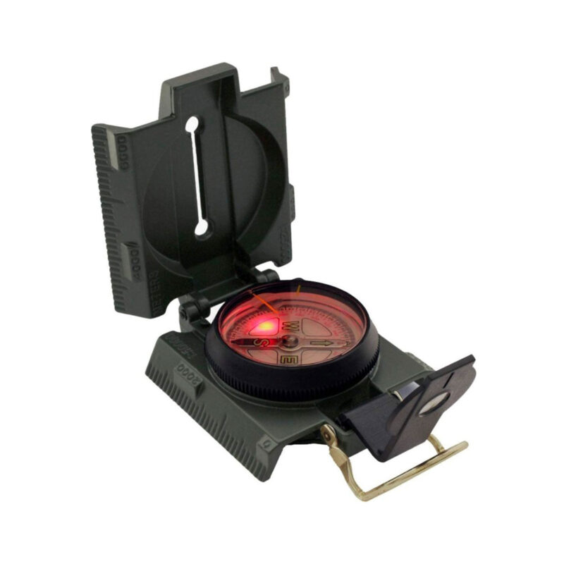 MIL-TEC - BUSSOLA US KOMPASS (CON LUCE LED E LENTE D'INGRANDIMENTO) - immagine 7