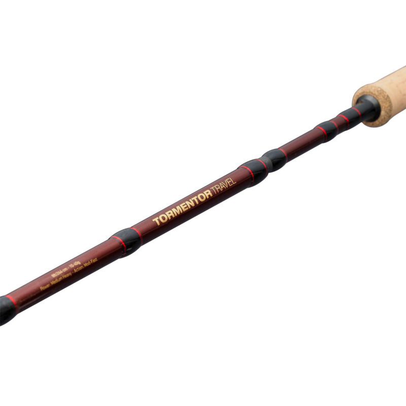 ABU GARCIA - TORMENTOR2 TRAVEL SPINNING ROD 603L | 6ft 183cm | 4-12g | Power: Light Action | Mod-Fast - immagine 2