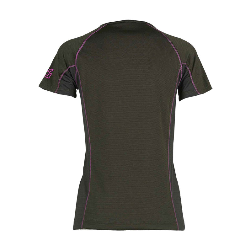 T-SHIRT - DONNA - UNIVERS - DRY-ACTIVE Verde/Fucsia - immagine 2