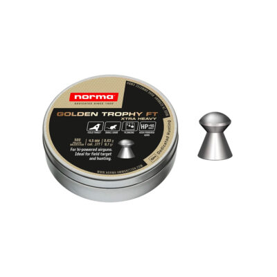 PALLINI ARIA COMPRESSA - NORMA - GOLDEN TROPHY FT XTRA HEAVY Cal. 4,5mm / .177 | 0,63g / 9,7gr | 500pz