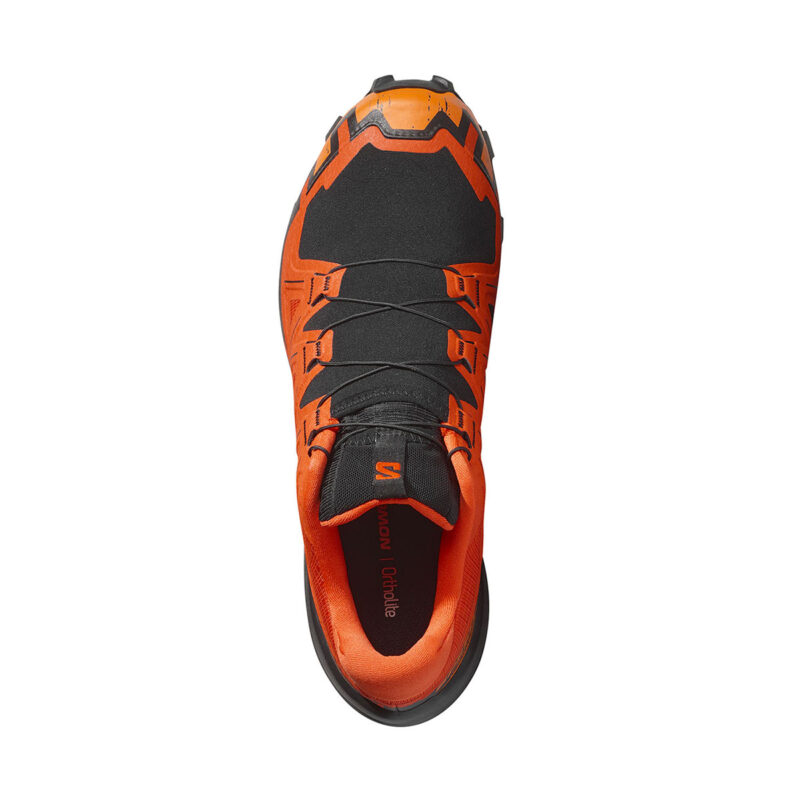 SALOMON - UOMO - SPEEDCROSS 6 Red Orange / Black / Turmeric - immagine 4