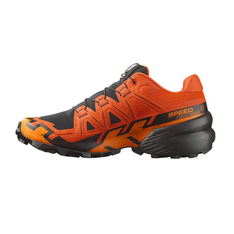 SALOMON - UOMO - SPEEDCROSS 6 Red Orange / Black / Turmeric - immagine 5