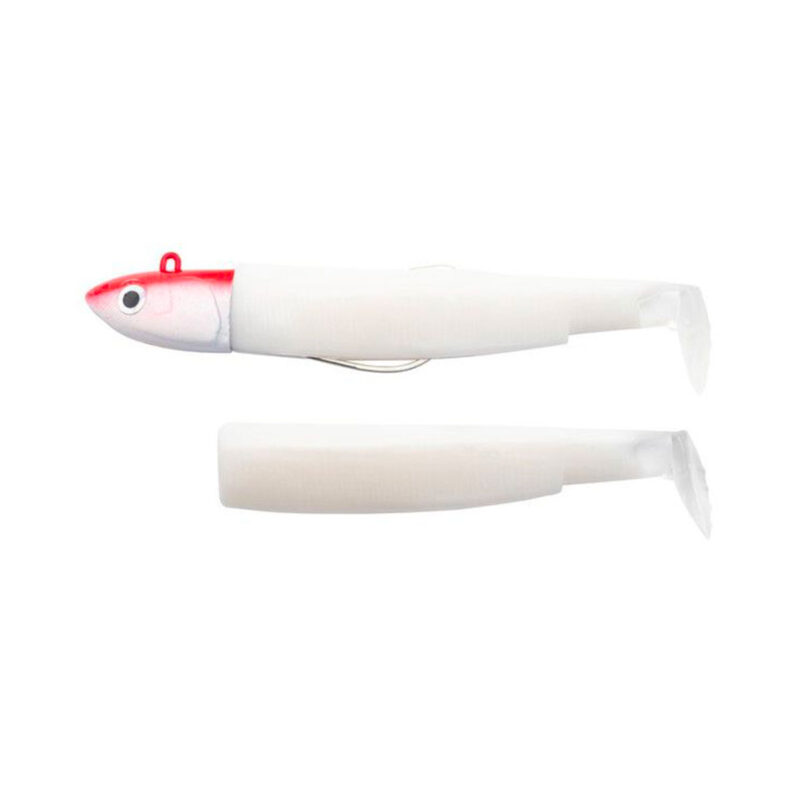 FIIISH - BLACK MINNOW COMBO + BODY | n°5 | COLOR WHITE/RED | DEEP | 90g 3-1/6oz | 160mm 6"
