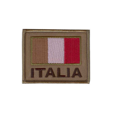 PATCH - RICAMO ITALIA RETTANGOLARE BASSA VISIBILITA' CON CORNICE