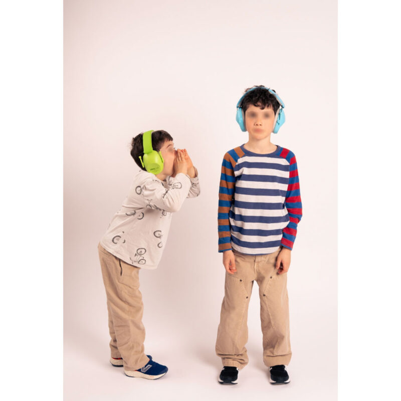 CUFFIE DA TIRO - ISOTUNES - JUNIOR DEFENDER CUFFIE PASSIVE PIEGHEVOLI PER BAMBINI COLORE AZZURRO - immagine 3