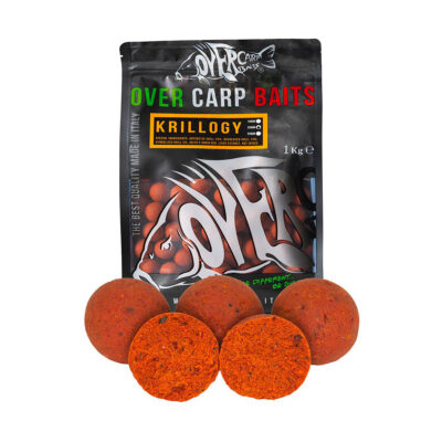 OVER CARP BAITS - BOILIES AFFONDANTE Krillogy 1kg 20mm
