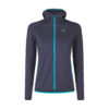 MAGLIA/PILE - DONNA - MONTURA - KRISTALL ATHLETIC FIT Graphite Blue / Turquoise