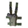 VEGA HOLSTER - FONDINA COSCIALE IN POLIMERO CON SISTEMA DI SICUREZZA SUPERIORE DOPPIE FASCE REGOLABILI IN NASTRO PER BERETTA PX4 (VERDE)