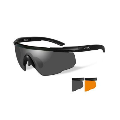 OCCHIALI - WILEY X - SABER ADVANCED MATTE BLACK FRAME/GREY | LIGHT RUST LENS (2 LENTI)
