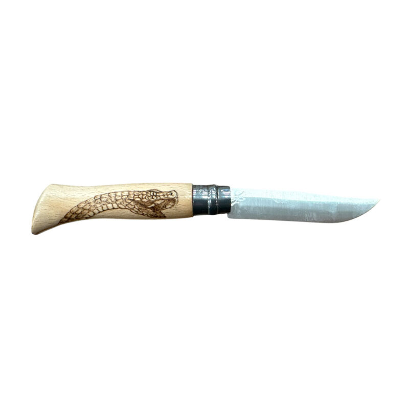 COLTELLO - OPINEL -  N.6 INOX REALIZZATO A MANO CON VIPERA - immagine 4