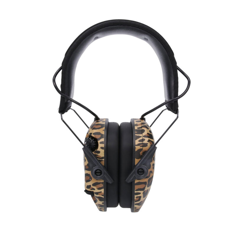 CUFFIE DA TIRO - WALKER'S - RAZOR SLIM ELECTRONIC MUFFS | LEOPARD PRINT - immagine 2