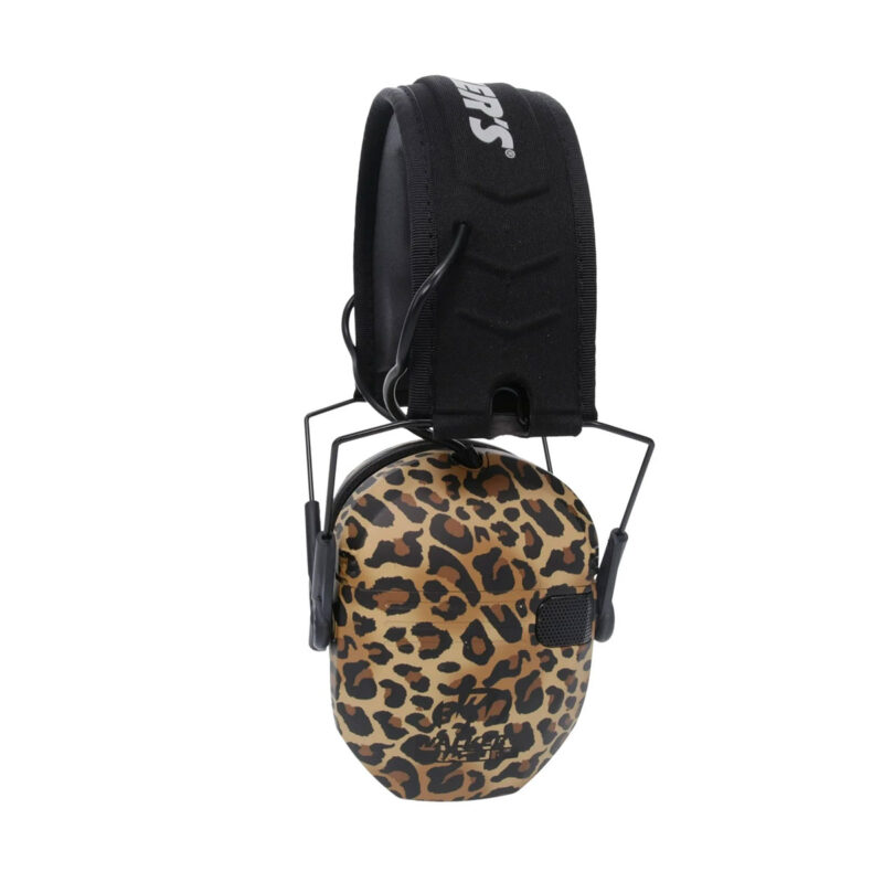 CUFFIE DA TIRO - WALKER'S - RAZOR SLIM ELECTRONIC MUFFS | LEOPARD PRINT - immagine 3