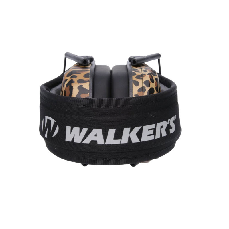 CUFFIE DA TIRO - WALKER'S - RAZOR SLIM ELECTRONIC MUFFS | LEOPARD PRINT - immagine 6