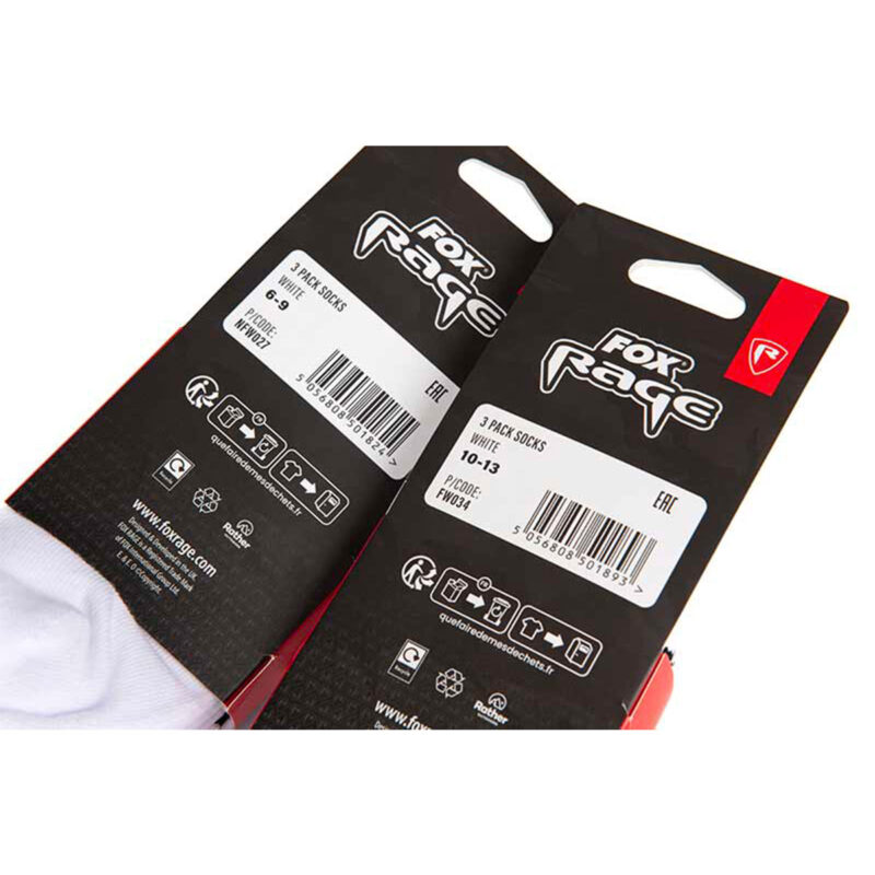 CALZINI - FOX RAGE - 3 PACK SOCKS White - immagine 3