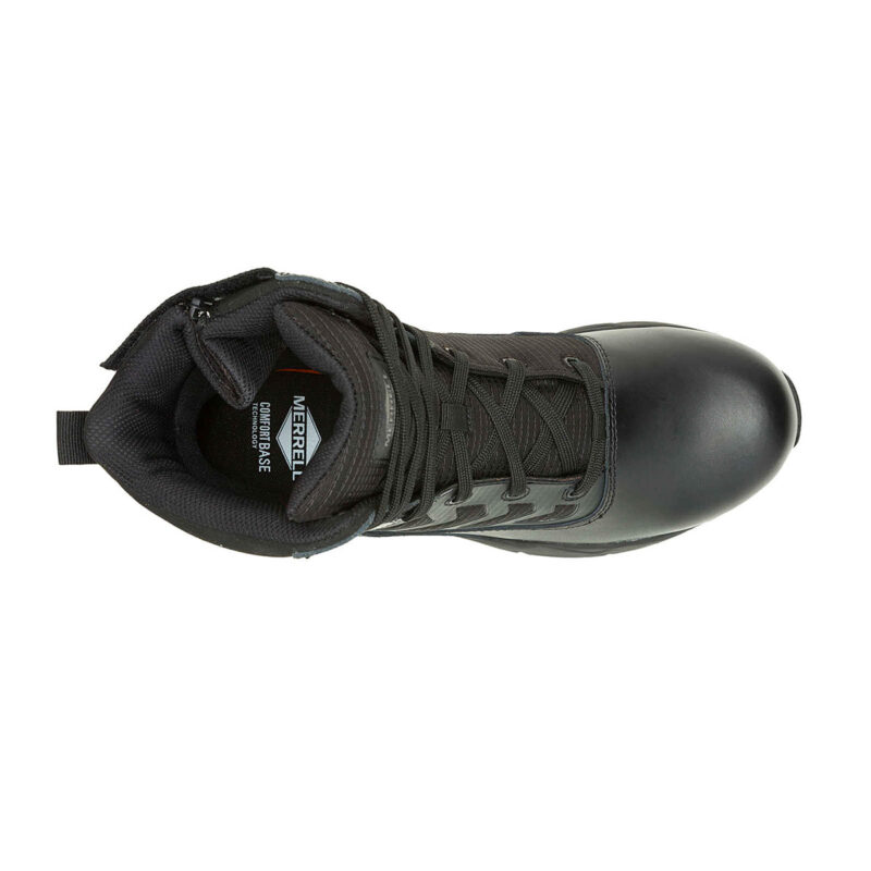 SCARPONI - MERREL - FULLBENCH TACTICAL 8'' ZIP WATERPROOF CB Black - immagine 3