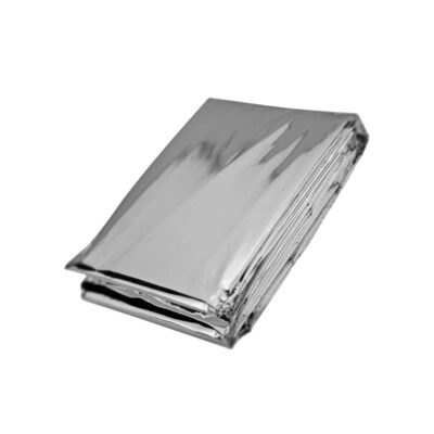 RAM OUTDOOR SURVIVAL - COPERTA DI EMERGENZA ISOTERMICA SILVER | EMERGENCY BLANKET