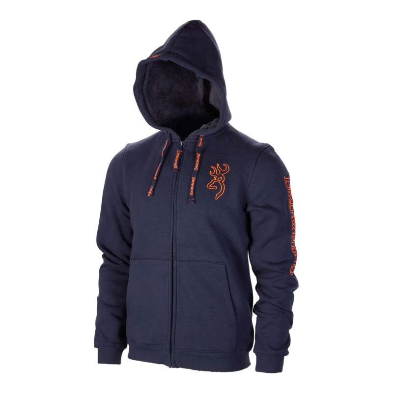 FELPA - BROWNING - SWEATSHIRT WARM SNAPSHOT BLUE - immagine 4
