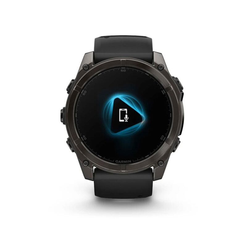 OROLOGIO - GARMIN - FĒNIX® 8 | 51MM | AMOLED | SAPPHIRE | Sapphire, Carbon Grey DLC con cinturino in silicone Black/pebble grey - immagine 4