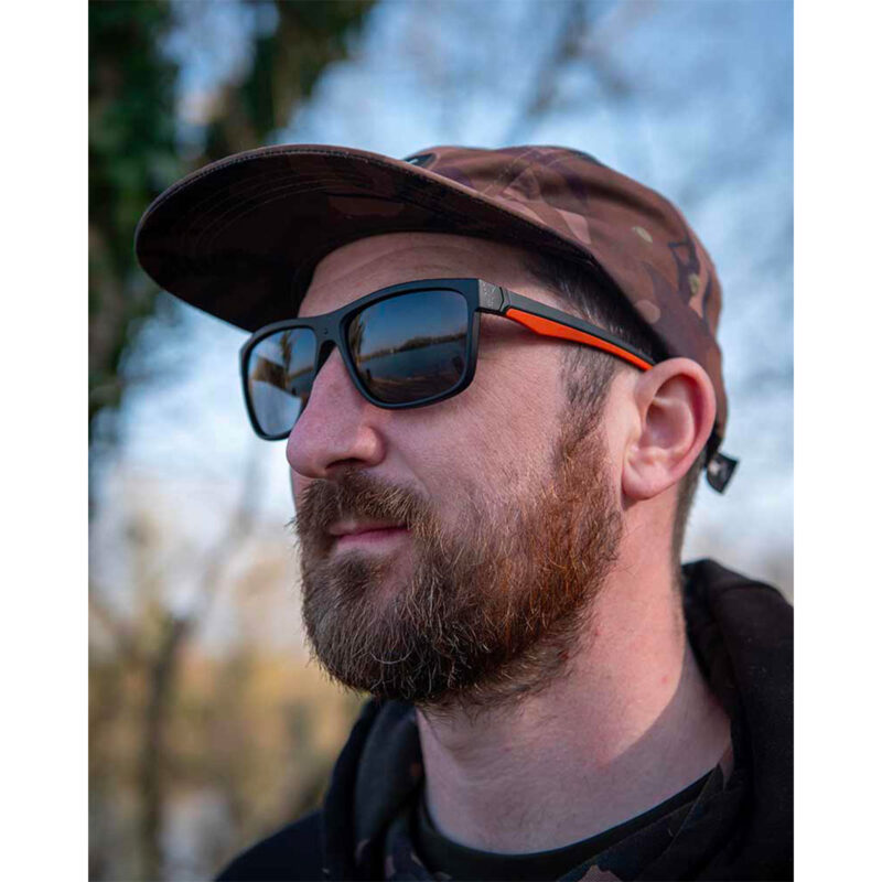 OCCHIALI - FOX - COLLECTION BLACK / ORANGE Shades – Grey Lens - immagine 5