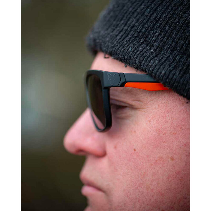 OCCHIALI - FOX - COLLECTION BLACK / ORANGE Shades – Grey Lens - immagine 6