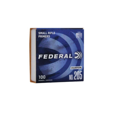 INNESCHI - FEDERAL -CHAMPION SMALL RIFLE PRIMERS NO. 205I