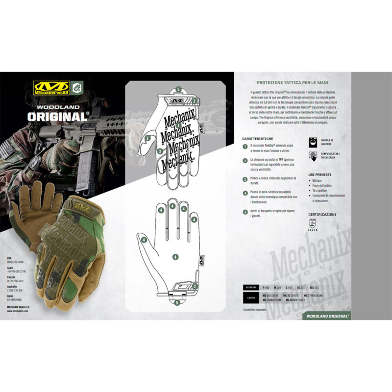 MECHANIX WEAR - THE ORIGINAL® MULTIPURPOSE WORK Woodland - immagine 3