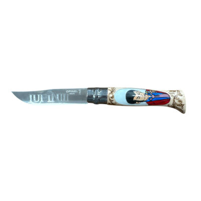 COLTELLO - OPINEL - N.9 INOX REALIZZATO A MANO CON LUPIN III