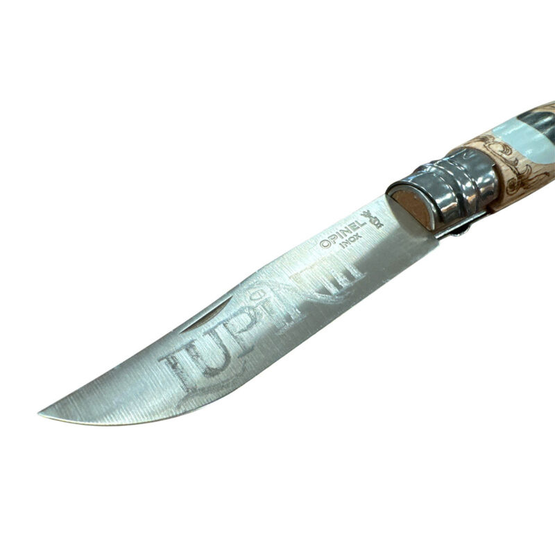 COLTELLO - OPINEL - N.9 INOX REALIZZATO A MANO CON LUPIN III - immagine 3