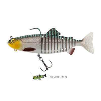 FOX RAGE - ULTRA UV JOINTED REPLICANT 20cm 8" 120g Silver Halo